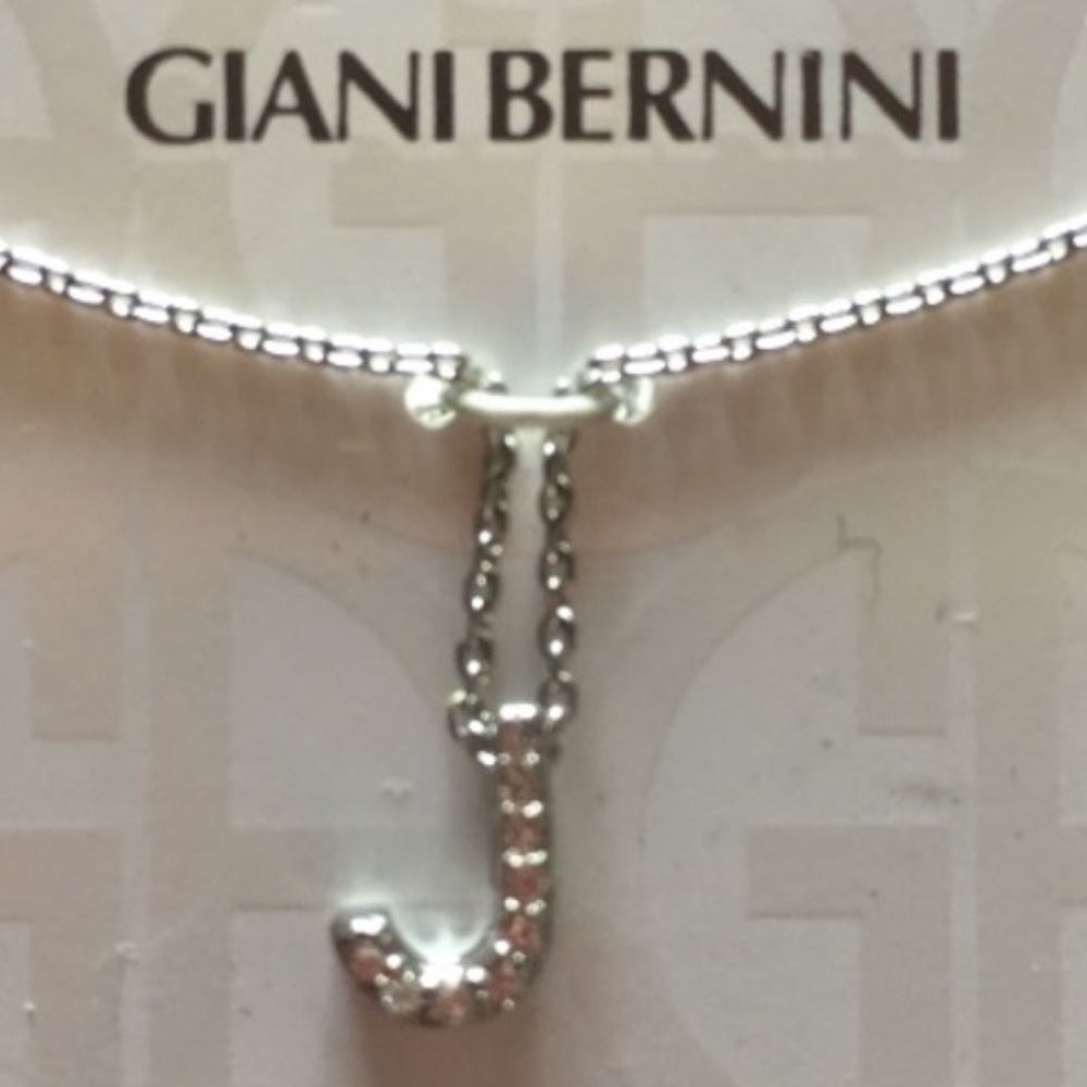 STERLING SILVER INITIAL “J” NECKLACE